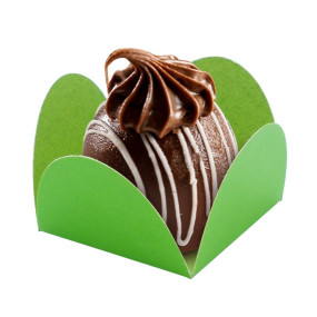Base para Brigadeiro Dupla Face Verde-Folha - 50 unid.